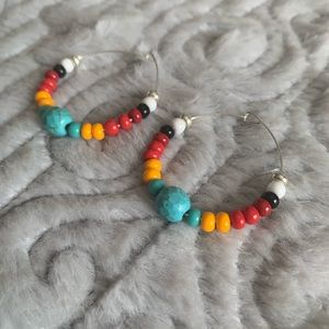 Western hoop earrings